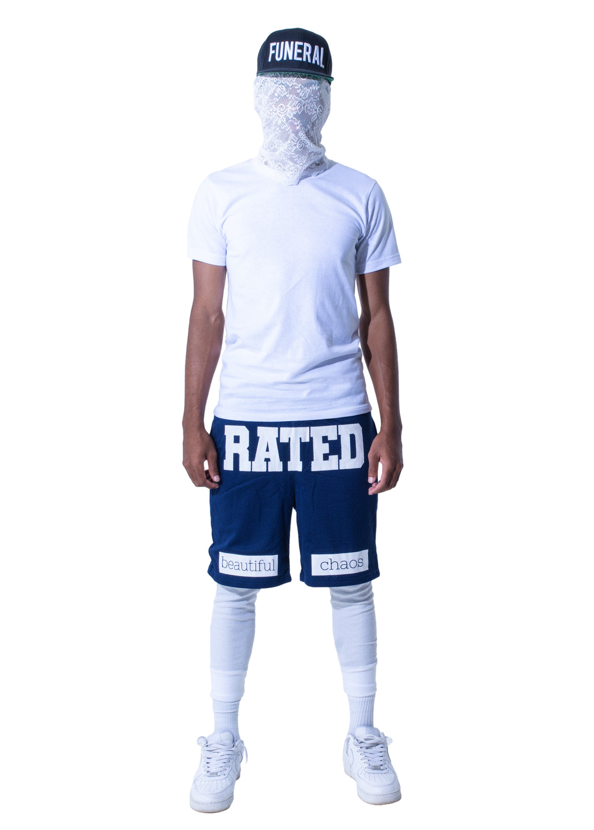 RATED ABLOH SHORTS (NAVY BLUE)