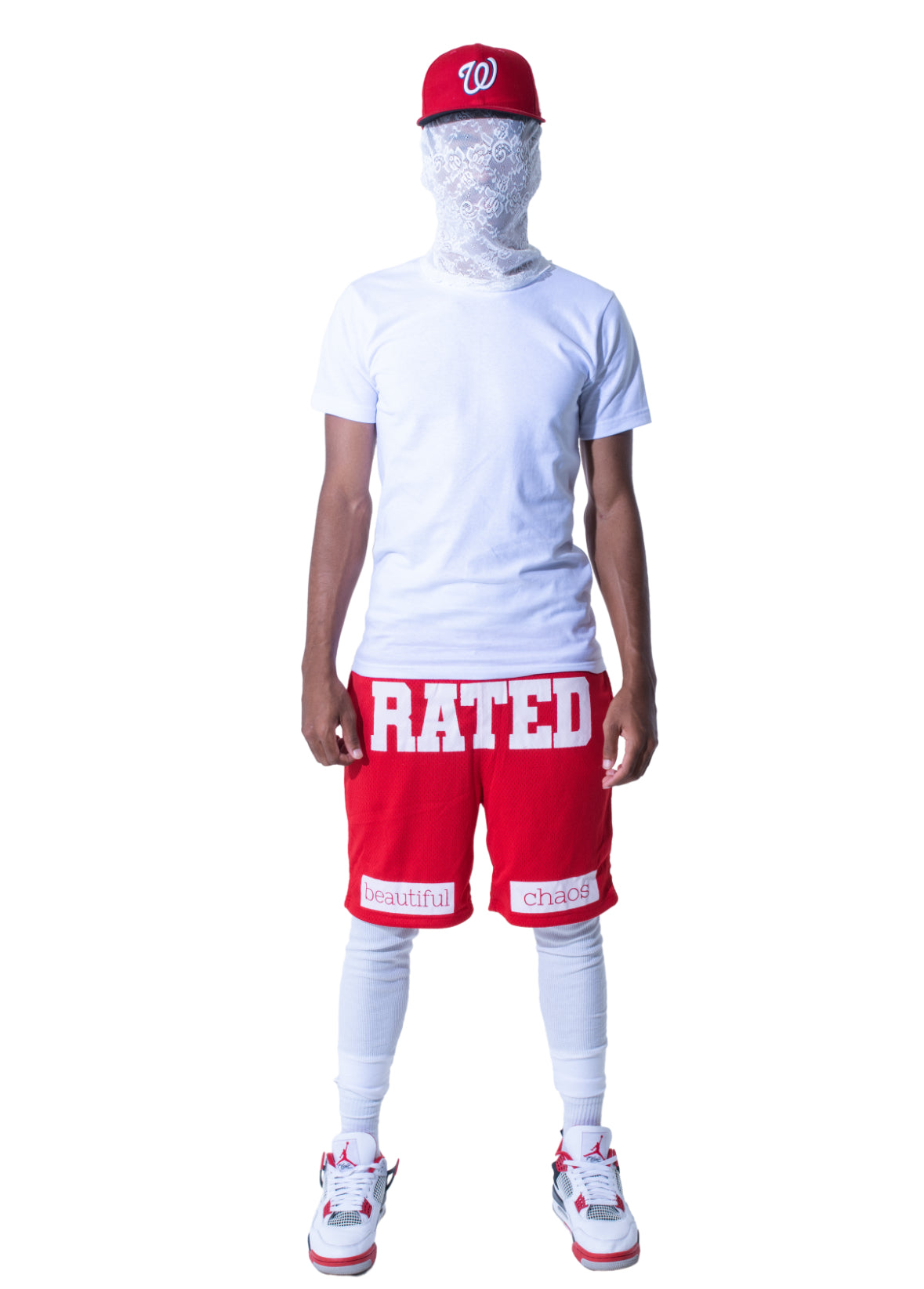 RATED ABLOH SHORTS (RED)