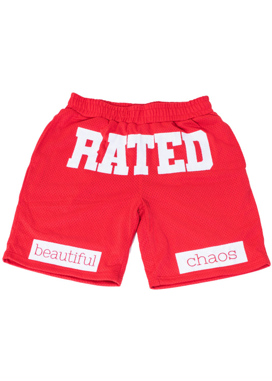 RATED ABLOH SHORTS (RED)